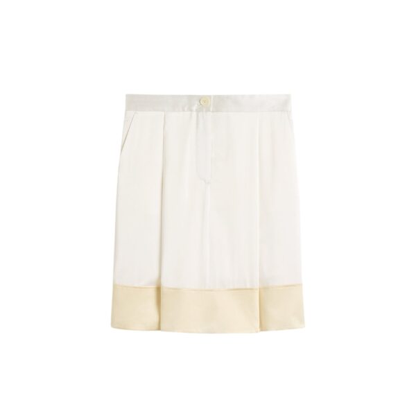 Totême Soft tuxedo skirt in White - Skirts - Scandinavian Minimalist Luxury at Coveti