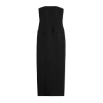 Totême Strapless pocket dress in Black - Dresses - Scandinavian Minimalist Luxury at Coveti