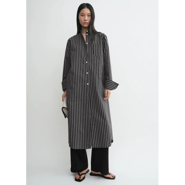 Totême Striped summer tunic black/white in Black-white - Tops - Scandinavian Minimalist Luxury at Coveti