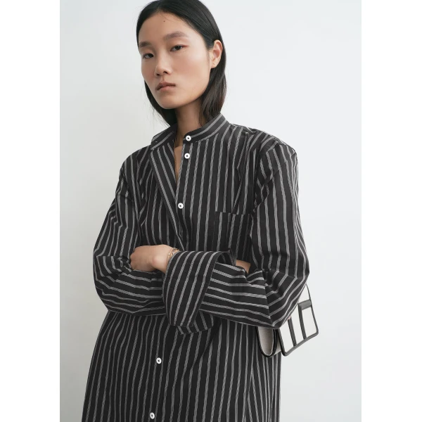 Totême Striped summer tunic black/white in Black-white - Tops - Scandinavian Minimalist Luxury at Coveti