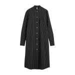 Totême Striped summer tunic black/white in Black-white - Tops - Scandinavian Minimalist Luxury at Coveti