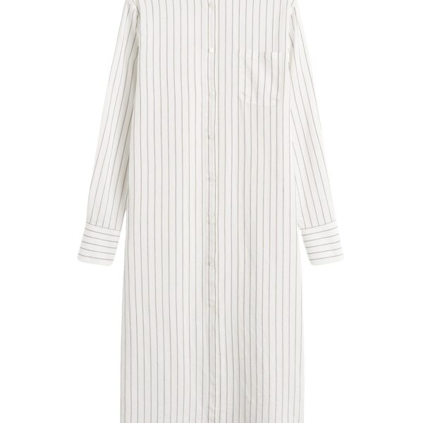 Totême Striped summer tunic white/oyster in White-oyster - Tops - Scandinavian Minimalist Luxury at Coveti