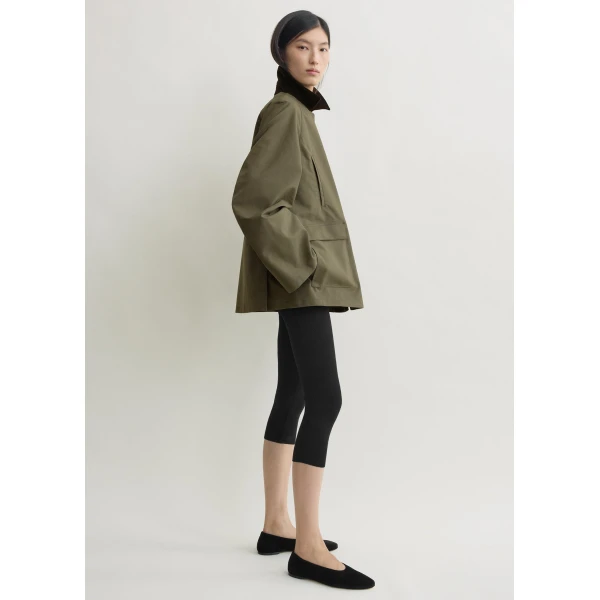 Totême Summer country jacket in Khaki - Jackets - Scandinavian Minimalist Luxury at Coveti