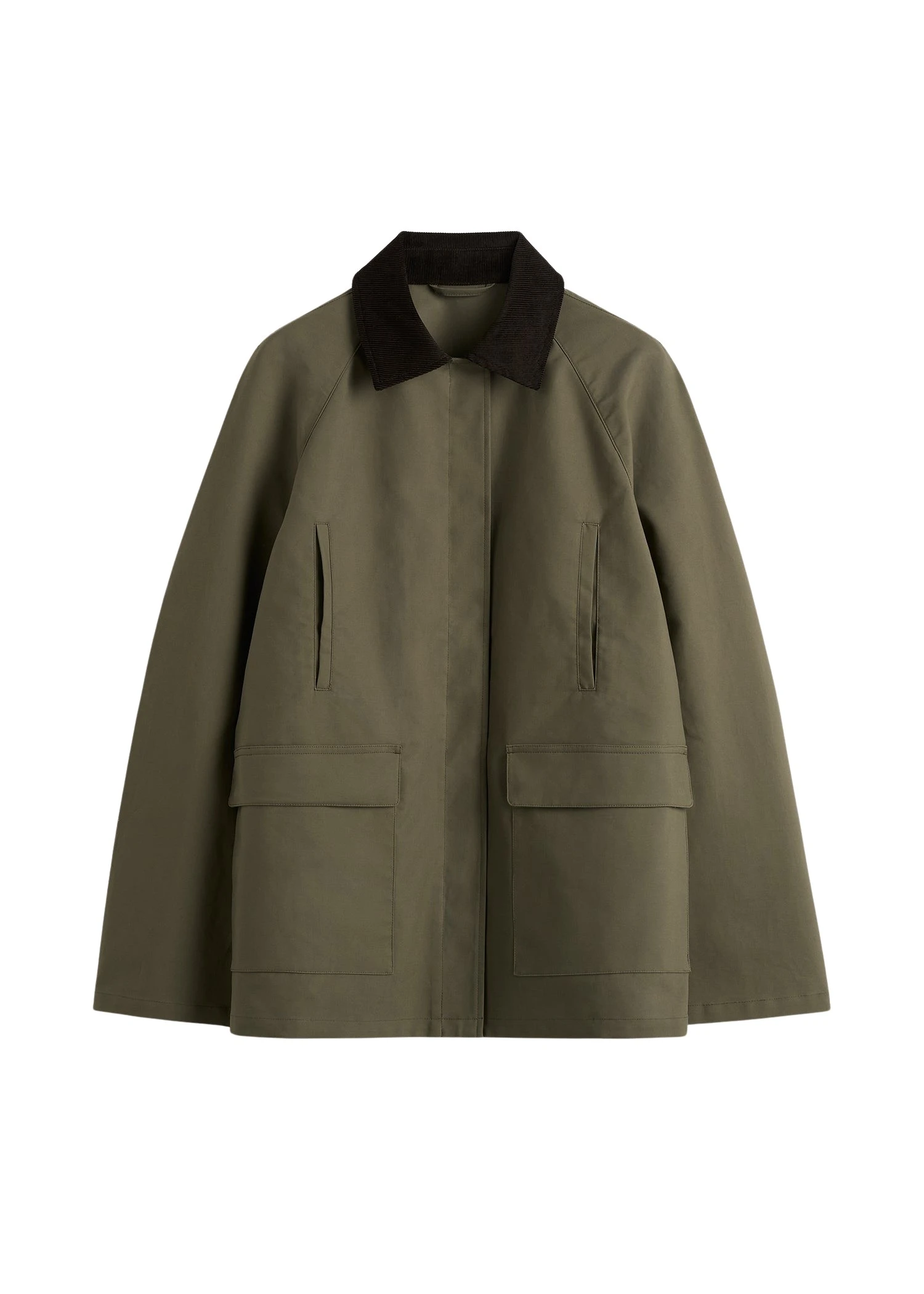 Totême Summer country jacket in Khaki - Jackets - Scandinavian Minimalist Luxury at Coveti