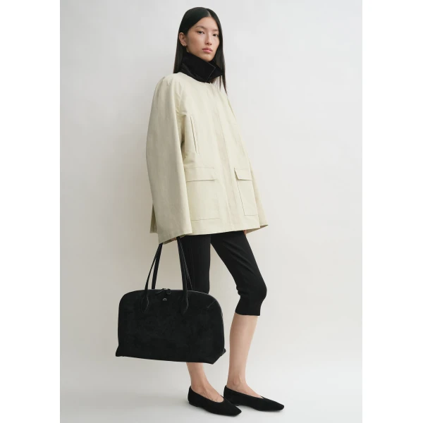 Totême Summer country jacket in Peanut - Jackets - Scandinavian Minimalist Luxury at Coveti