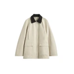 Totême Summer country jacket in Peanut - Jackets - Scandinavian Minimalist Luxury at Coveti