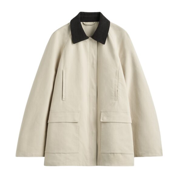 Totême Summer country jacket in Peanut - Jackets - Scandinavian Minimalist Luxury at Coveti