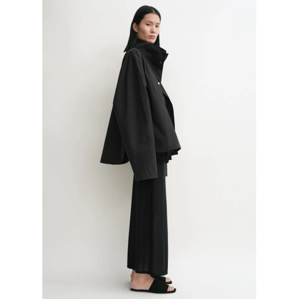 Totême Summer parachute jacket in Black - Jackets - Scandinavian Minimalist Luxury at Coveti