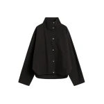 Totême Summer parachute jacket in Black - Jackets - Scandinavian Minimalist Luxury at Coveti