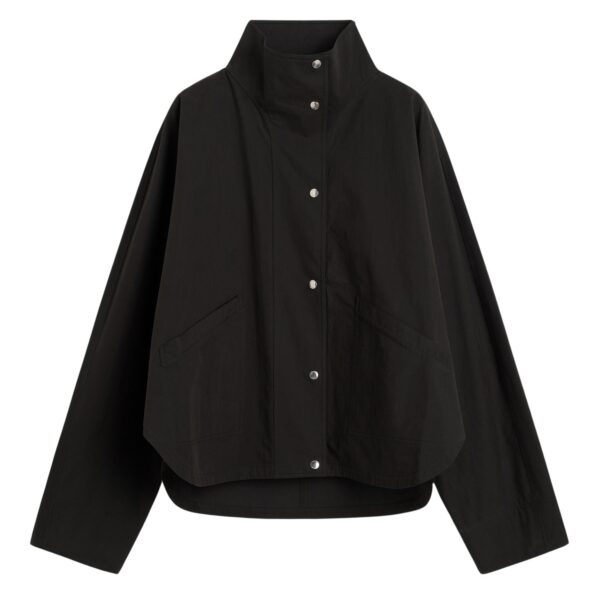 Totême Summer parachute jacket in Black - Jackets - Scandinavian Minimalist Luxury at Coveti