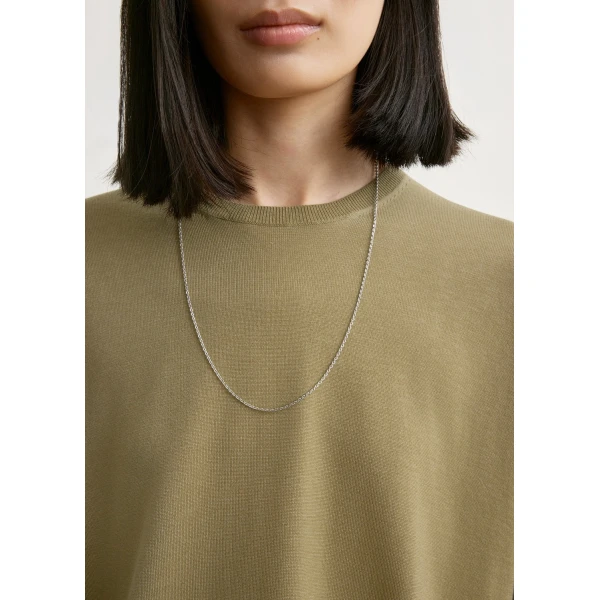 Totême Tee knit in Desert - Tops - Scandinavian Minimalist Luxury at Coveti