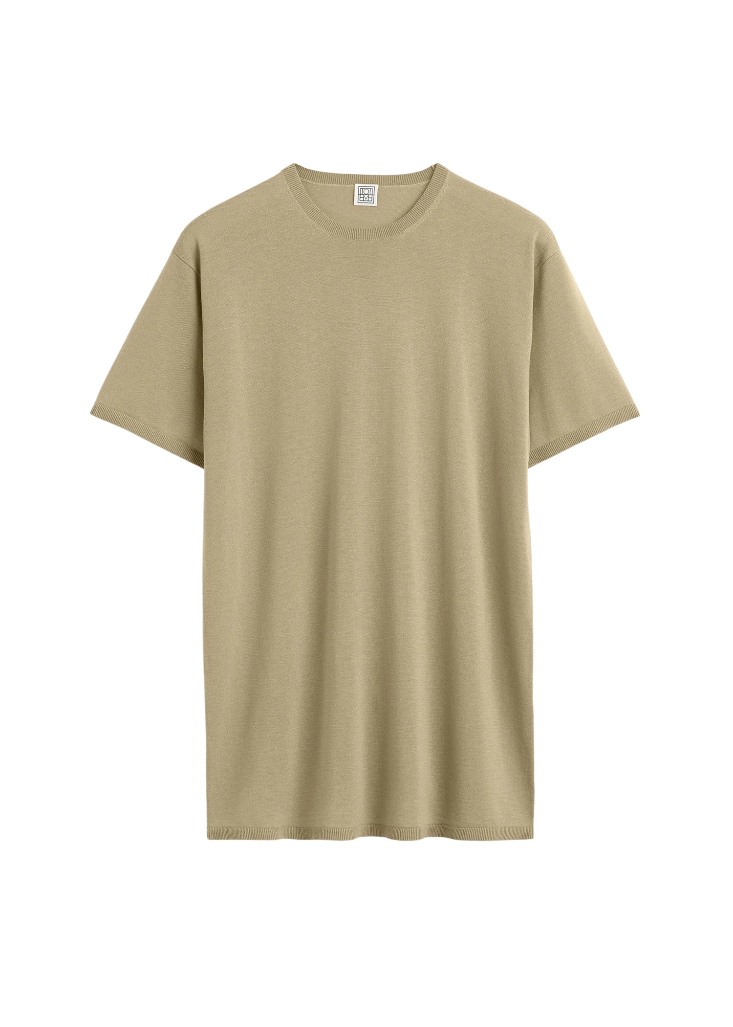 Toteme-Tee-knit-in-Desert66642_nobg Totême Tee knit in Desert - Tops - Scandinavian Minimalist Luxury at Coveti