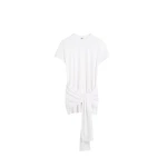 Totême Tie-waist jersey top in White - Tops - Scandinavian Minimalist Luxury at Coveti