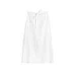 Totême Tie-waist skirt in White - Skirts - Scandinavian Minimalist Luxury at Coveti