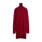 Totême Turtleneck dress in Red - Dresses - Scandinavian Minimalist Luxury at Coveti