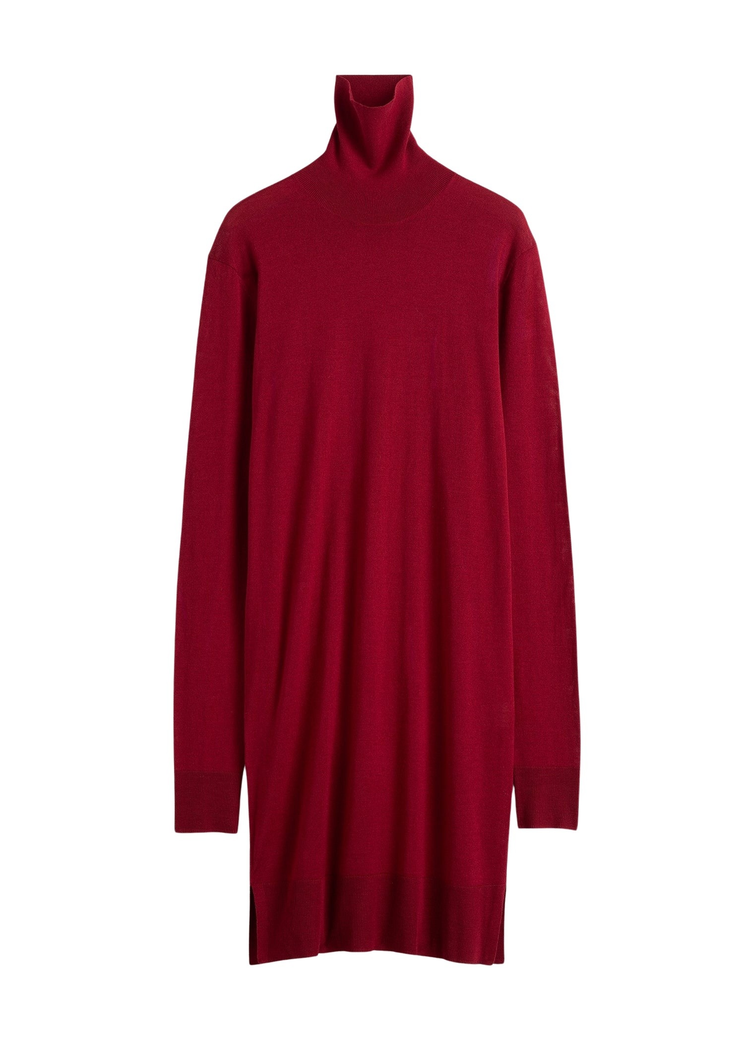 Totême Turtleneck dress in Red - Dresses - Scandinavian Minimalist Luxury at Coveti