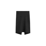Totême Twill suit skirt charcoal in Charcoal melange - Skirts - Scandinavian Minimalist Luxury at Coveti