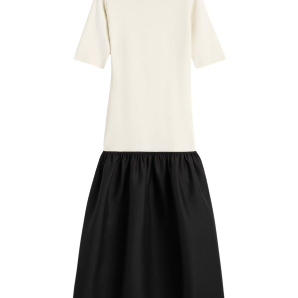 Totême Twinflower tee dress in Ecru - Dresses - Scandinavian Minimalist Luxury at Coveti