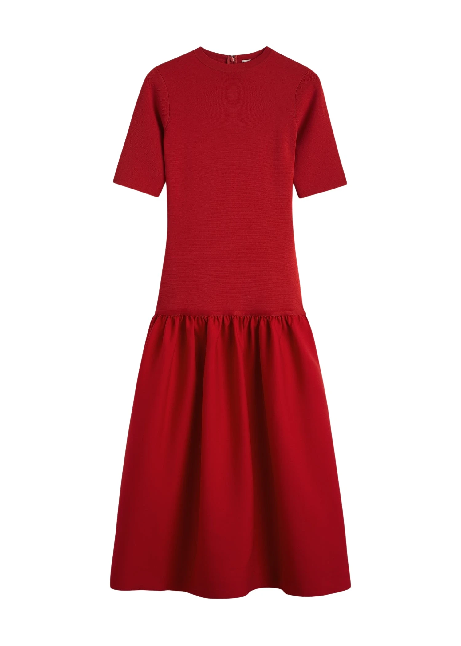 Toteme-Twinflower-tee-dress-in-Poppy28216_nobg Totême Twinflower tee dress in Poppy - Dresses - Scandinavian Minimalist Luxury at Coveti