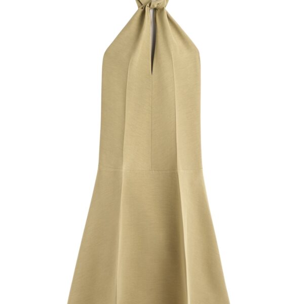 Totême Twist halter dress in Cumin - Dresses - Scandinavian Minimalist Luxury at Coveti