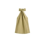 Totême Twist halter top in Cumin - Tops - Scandinavian Minimalist Luxury at Coveti