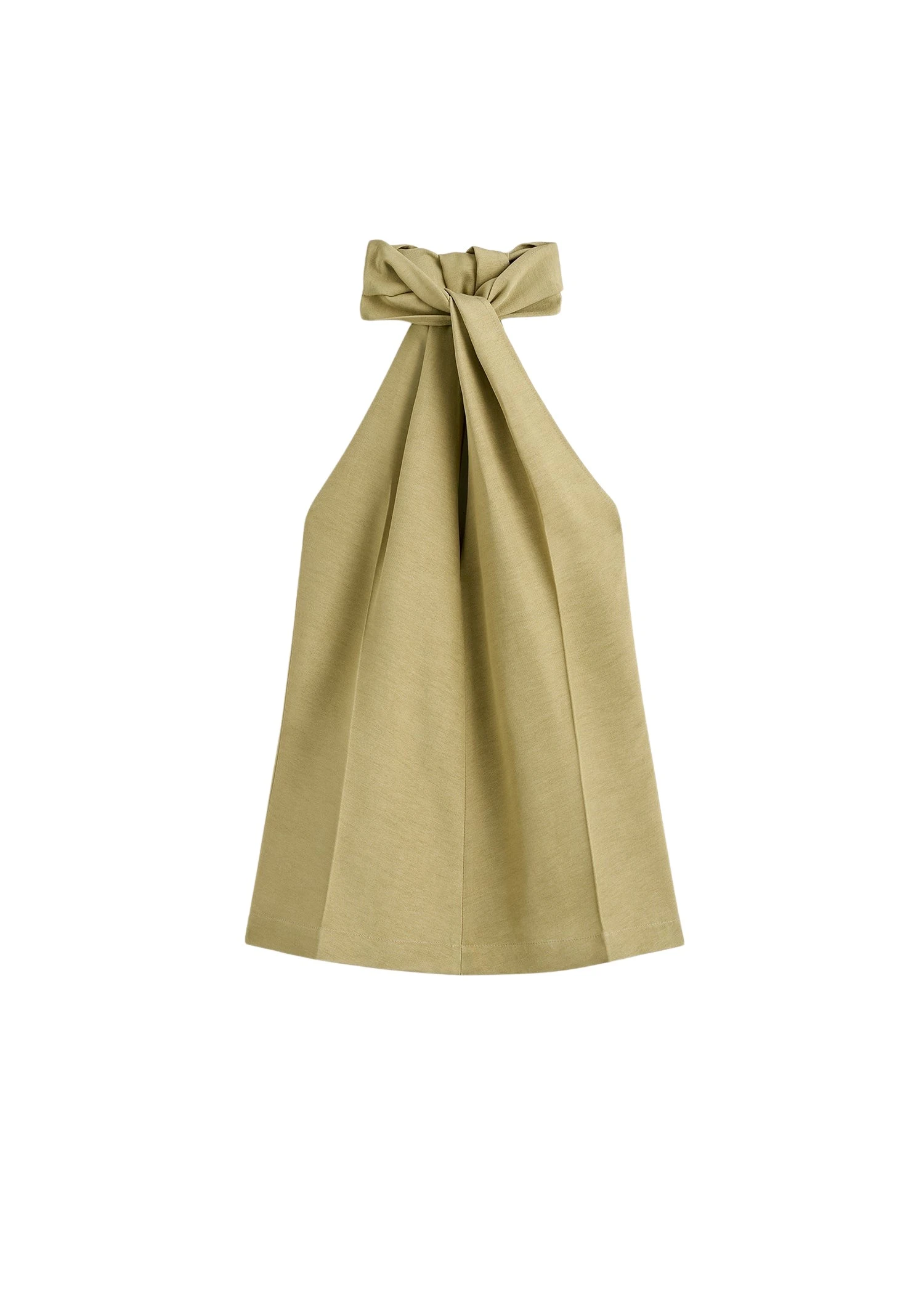 Toteme-Twist-halter-top-in-Cumin85931_nobg Totême Twist halter top in Cumin - Tops - Scandinavian Minimalist Luxury at Coveti