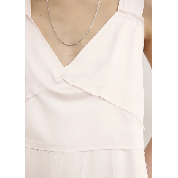 Totême V-neck slip dress in Bloom - Dresses - Scandinavian Minimalist Luxury at Coveti