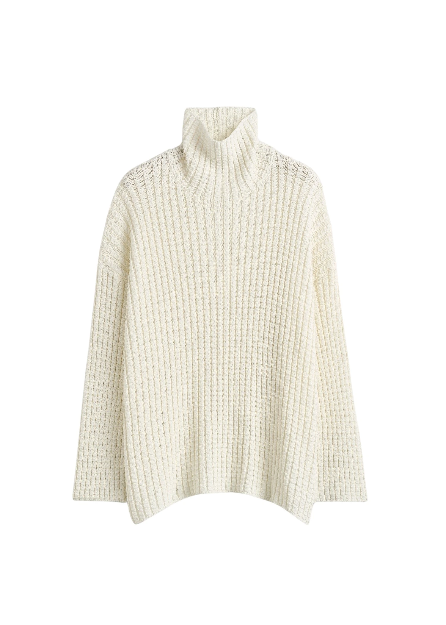 Toteme-Whipstitch-knit-in-Milk16661_nobg Totême Whipstitch knit in Milk - Knitwear - Scandinavian Minimalist Luxury at Coveti