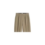 Totême Wide fluid shorts in Taupe - Shorts - Scandinavian Minimalist Luxury at Coveti