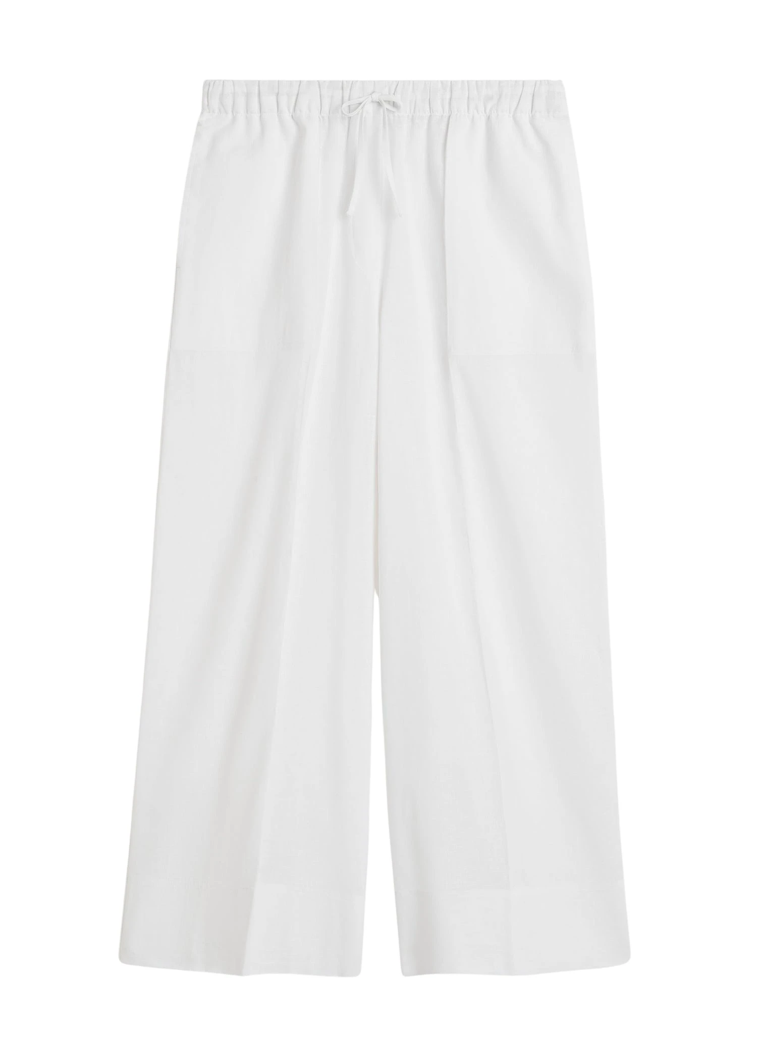 Toteme-Wide-summer-trousers-in-White15397_nobg Totême Wide summer trousers in White - Pants - Scandinavian Minimalist Luxury at Coveti