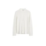 Totême Wool silk knit in Off-white - Knitwear - Scandinavian Minimalist Luxury at Coveti