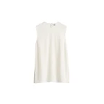 Totême Woven stripe top in Meringue - Tops - Scandinavian Minimalist Luxury at Coveti