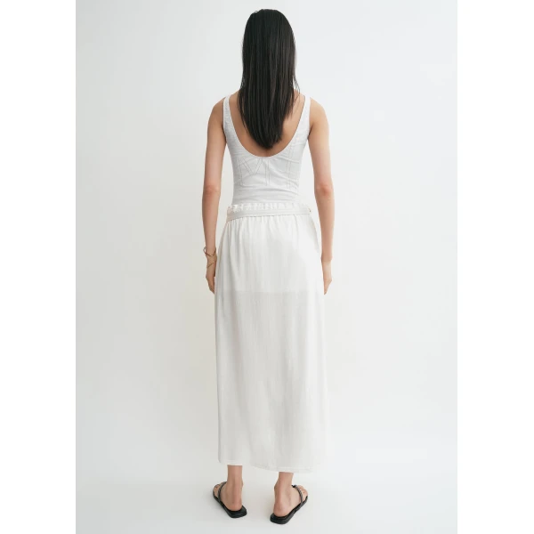 Totême Wrap skirt in Off-white - Skirts - Scandinavian Minimalist Luxury at Coveti