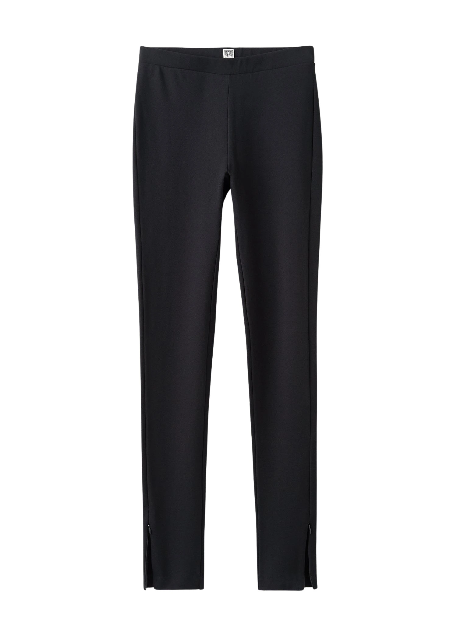 Toteme-Zip-leggings-in-Black22889_nobg Totême Zip leggings in Black - Pants - Scandinavian Minimalist Luxury at Coveti