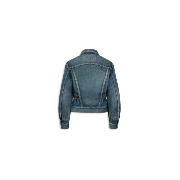 Alaia Trucker Denim Jacket, view 2