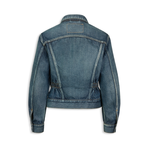 Alaïa Trucker Denim Jacket - ALAÏA Jackets - Laser Cut Luxury - Shop at Coveti