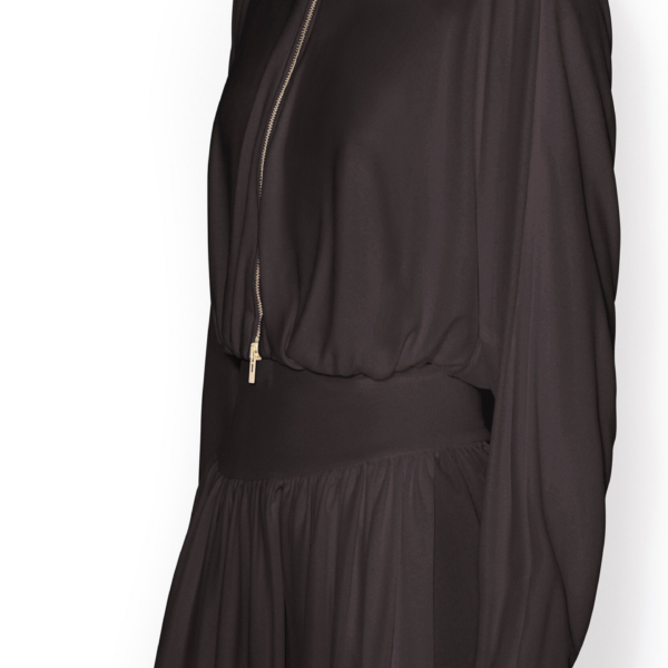 Alaïa Twisted Fluid Jersey Skirt - ALAÏA Skirts - Laser Cut Luxury - Shop at Coveti