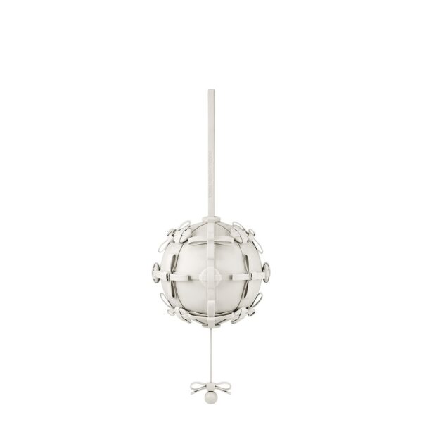 Polène Button Bow Sphere in Porcelain Button Bow Sphere in Porcelain - Clutch Bags - Parisian Luxury Leather Bag at Coveti