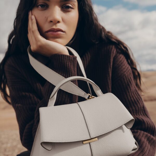 Polène Mokki Mini in Chalk Mokki Mini in Chalk - Mini Bags - Parisian Luxury Leather Bag at Coveti