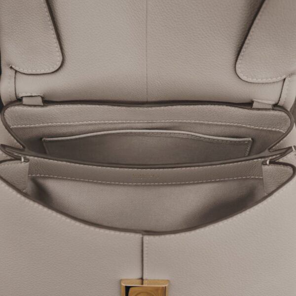 Polène Mokki in Chalk Mokki in Chalk - Shoulder & Crossbody Bags - Parisian Luxury Leather Bag at Coveti