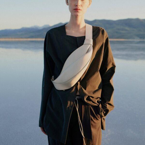 Polène Neyu in Chalk Neyu in Chalk - Shoulder & Crossbody Bags - Parisian Luxury Leather Bag at Coveti