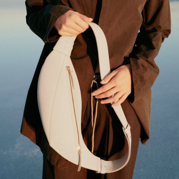 Polène Neyu in Chalk Neyu in Chalk - Shoulder & Crossbody Bags - Parisian Luxury Leather Bag at Coveti