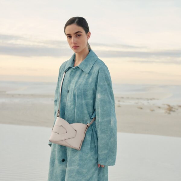 Polène Nodde in Chalk Nodde in Chalk - Shoulder & Crossbody Bags - Parisian Luxury Leather Bag at Coveti