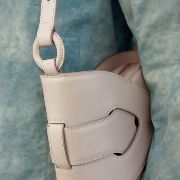 Polène Nodde in Chalk Nodde in Chalk - Shoulder & Crossbody Bags - Parisian Luxury Leather Bag at Coveti