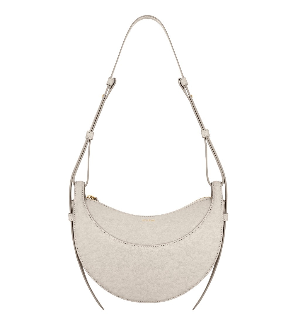 Polène Numéro Dix in Chalk Numéro Dix in Chalk - Shoulder & Crossbody Bags - Parisian Luxury Leather Bag at Coveti