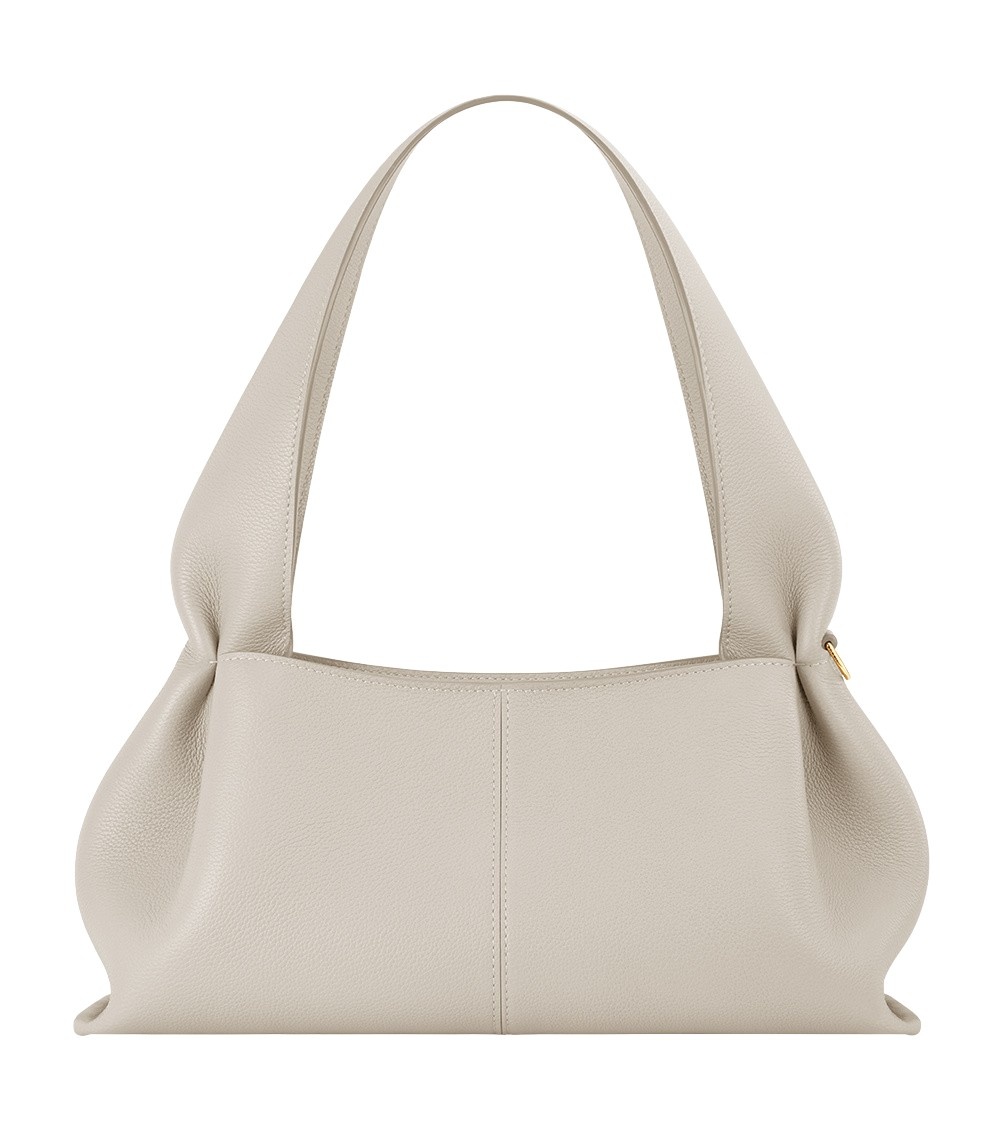 Polène Numéro Neuf East West in Chalk Numéro Neuf East West in Chalk - Shoulder & Crossbody Bags - Parisian Luxury Leather Bag at Coveti