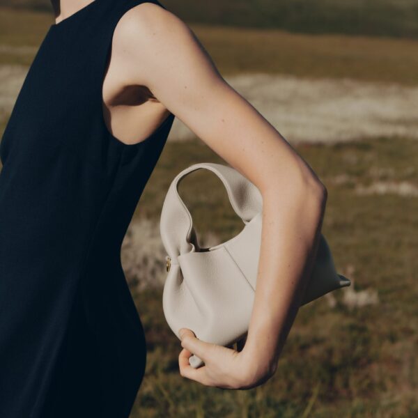 Polène Numéro Neuf Mini in Chalk Numéro Neuf Mini in Chalk - Mini Bags - Parisian Luxury Leather Bag at Coveti