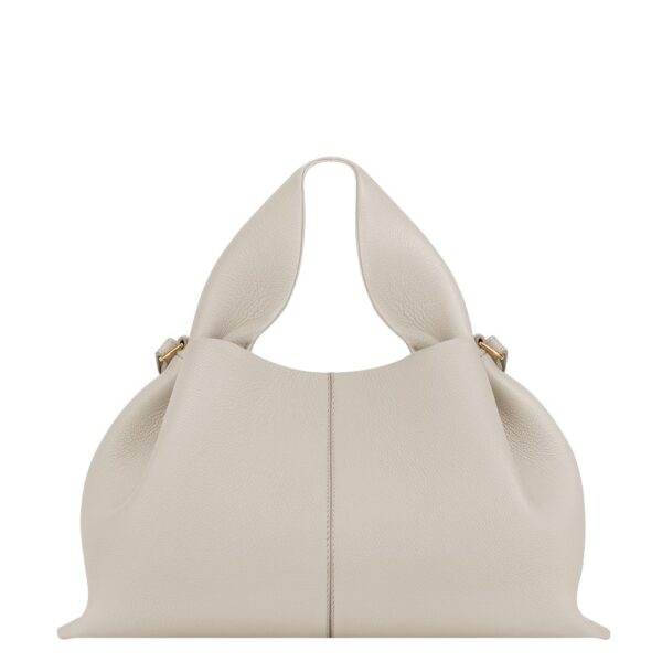 Polène Numéro Neuf in Chalk Numéro Neuf in Chalk - Shoulder & Crossbody Bags - Parisian Luxury Leather Bag at Coveti