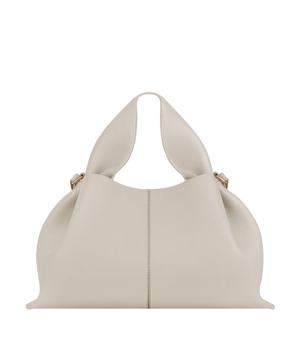 Polène Numéro Neuf in Chalk Numéro Neuf in Chalk - Shoulder & Crossbody Bags - Parisian Luxury Leather Bag at Coveti