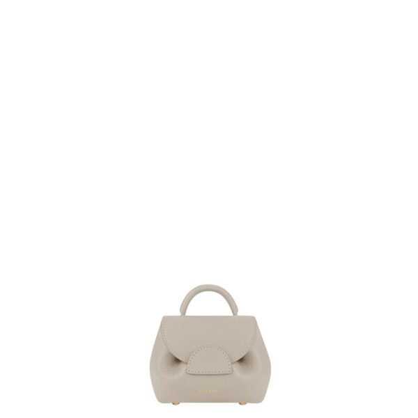 Polène Numéro Un Micro in Chalk Numéro Un Micro in Chalk - Mini Bags - Parisian Luxury Leather Bag at Coveti